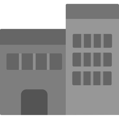 Bina. Web simgesi basit tasarım