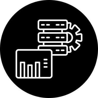 seo modern simgesinin vektör illüstrasyonu