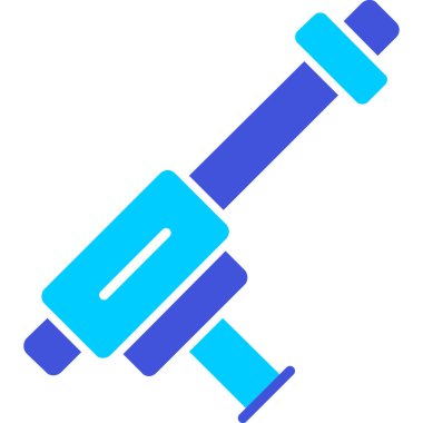 Mavi ve beyaz arkaplanın vektör çizimi