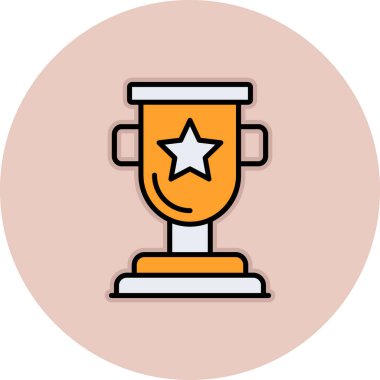 kupa simgesi vektör illüstrasyonu