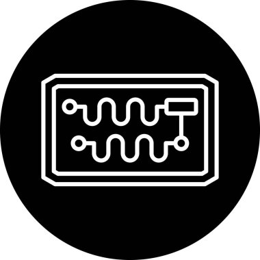 Modern oto onarımının vektör illüstrasyonu