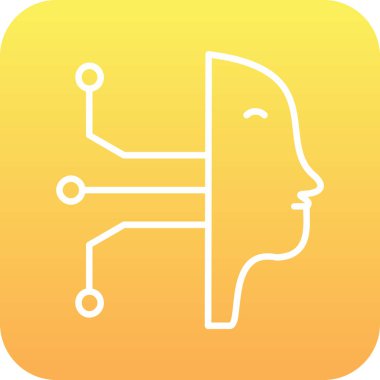 vektör yapay zeka simgesi.