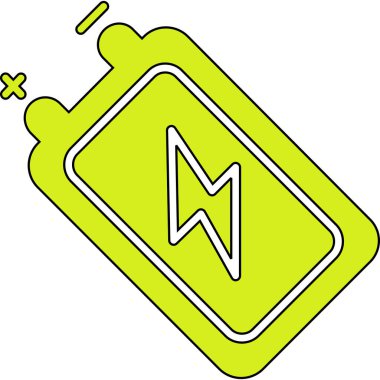 Basit vektör illüstrasyon güç işareti