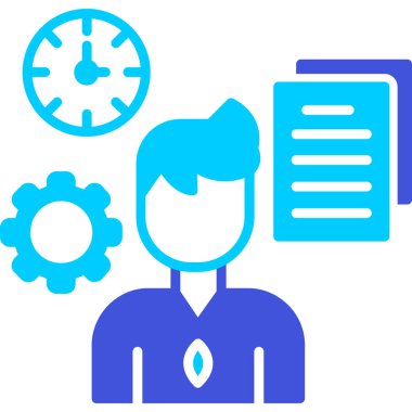 İş dünyasındaki işletme yönetimi ikonu - yönetim kategorisi