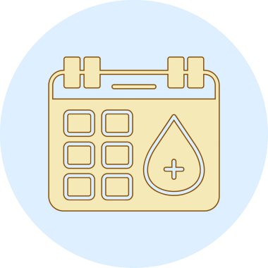 Düşürmeli bir hesap makinesinin vektör çizimi