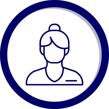 avatar simgesi vektör illüstrasyonu