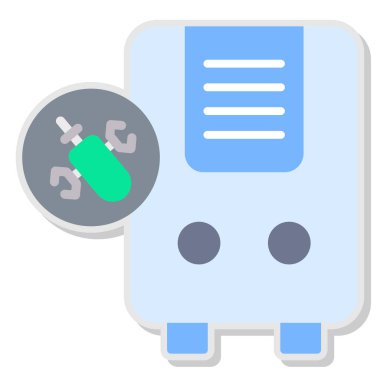 veri depolama simgesi vektör illüstrasyon tasarımı