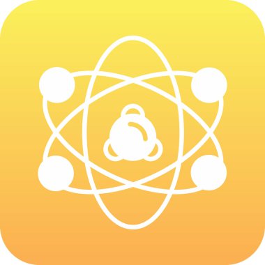 vektör atom simgesi illüstrasyonu