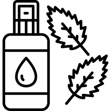 Parfüm. Web simgesi basit illüstrasyon