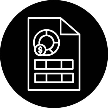 Dolar vektör illüstrasyon simgesi