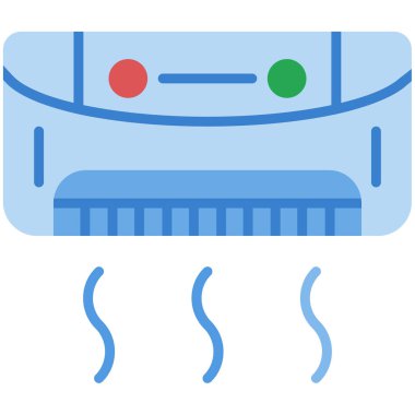 Klima düz vektör simgesi