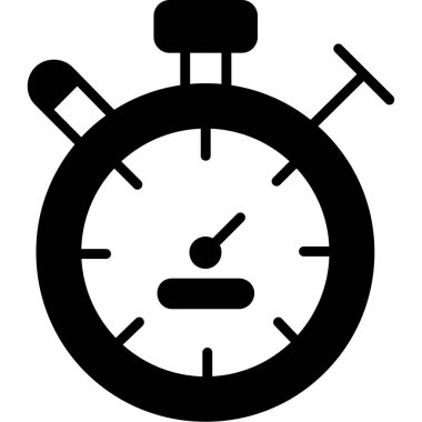 Kronometre web simgesi, vektör çizim