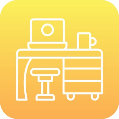 Eşsiz Yazıcı Vektör Kabartma Simgesi