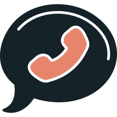 Çağrı merkezi. Web simgesi basit illüstrasyon