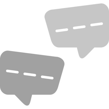 Konuşma baloncukları vektör simgesi