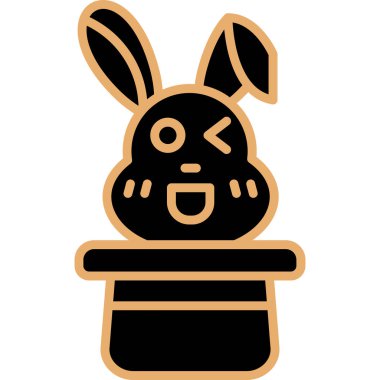 Paskalya yumurtası simgesi, vektör, illüstrasyon tasarımı