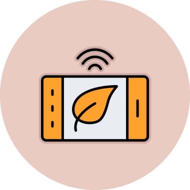 akıllı ev simgesi, modern tasarım illüstrasyonu