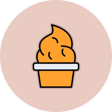 Şirin simgenin vektör illüstrasyonu