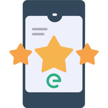 Reyting. Web simgesi basit tasarım