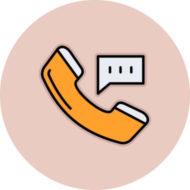 Telefon konuşma balonları ile