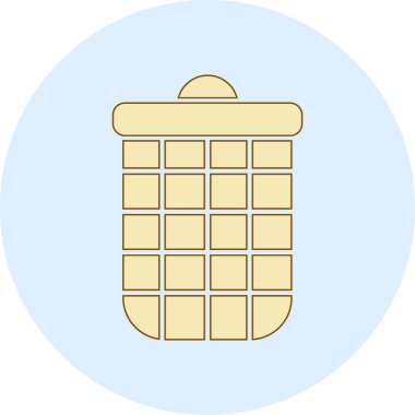 Dijital tabletin basit vektör simgesi