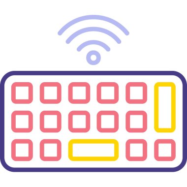 Uzaktan kumanda. Web simgesi basit illüstrasyon