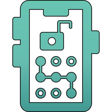 cep telefonu vektör simgesi, basit tasarım vektör simgeleri