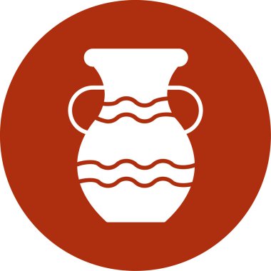 Sürahi. Web simgesi basit illüstrasyon