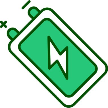 Pil. Web simgesi basit illüstrasyon