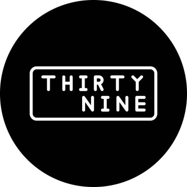 Sayı çemberi simgesi ile daire içinde bir numara. vektör logosu tasarımı.