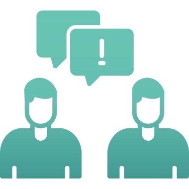 İş adamları vektör illüstrasyonunu tartışıyor