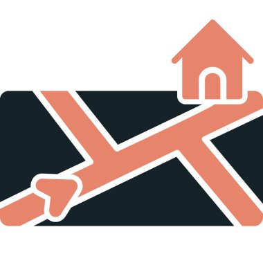 Ev. Web simgesi basit tasarım