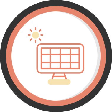 bilgisayar simgesi vektör illüstrasyonu