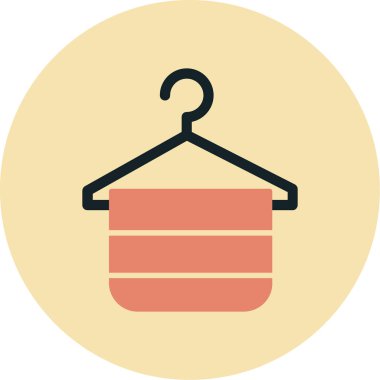 Bir askı vektör illüstrasyon simgesi