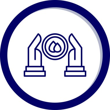 Ok. Web simgesi basit illüstrasyon