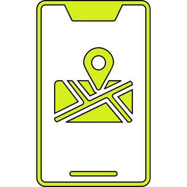 gps konum vektörü simgesi