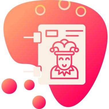 Bir robotun vektör çizimi