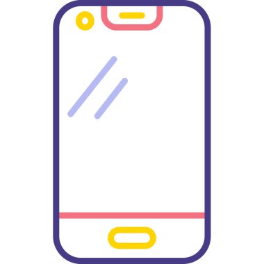 Akıllı telefon. Web simgesi basit tasarım