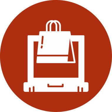 Modern simgenin vektör illüstrasyonu