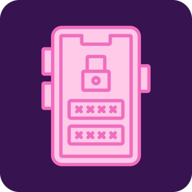 Güvenli. Web simgesi basit tasarım