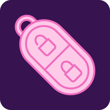 çanta simgesi vektör illüstrasyonu