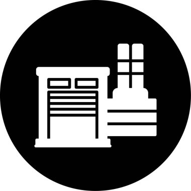 Yapı simgesinin vektör illüstrasyonu