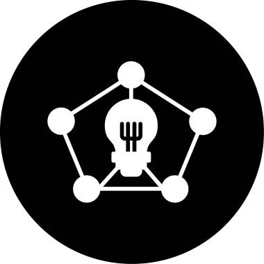 Modern bir simgenin vektör illüstrasyonu