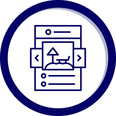 seo modern simgesinin vektör illüstrasyonu