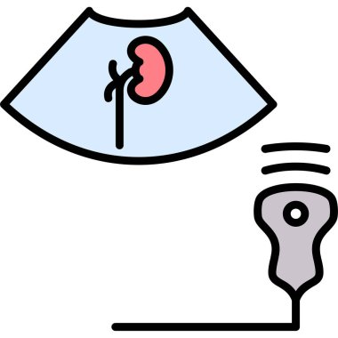 Kan bağışı simgesi, basit vektör çizim