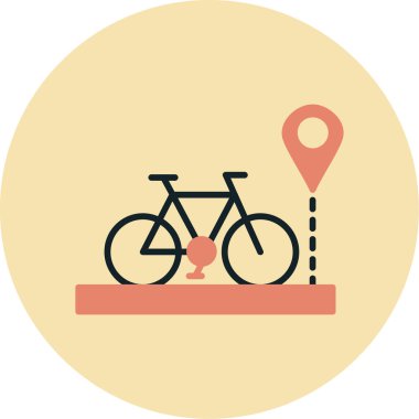 motor konumu haritası simgesi ana hat biçiminde