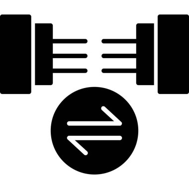 Halter. Web simgesi basit illüstrasyon