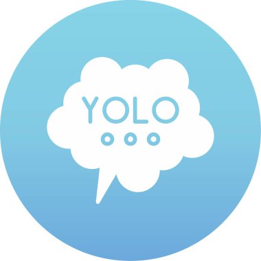 Metni olan izole edilmiş bir bulut simgesinin çizimi 