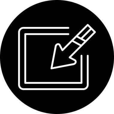 Modern eğitim ikonunun vektör illüstrasyonu