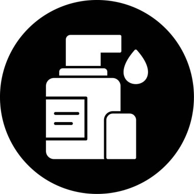 şişe simgesi vektör illüstrasyonu